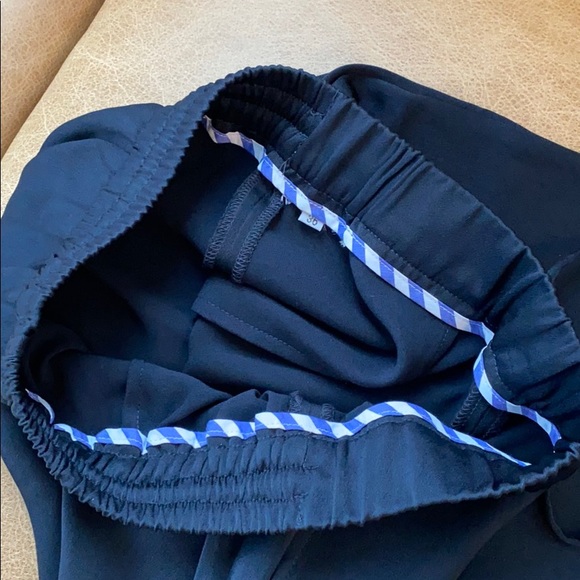 Sophisticated Navy Ankle-Length Pants - Size S - Picture 6 of 6